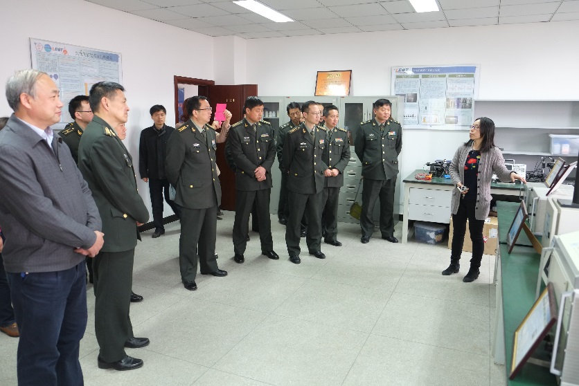 解放军电子工程学院副院长单吉峰一行调研合肥